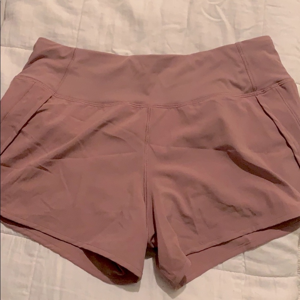 Lululemon Speed Up Shorts Dupes Light Pink